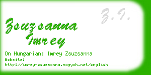 zsuzsanna imrey business card